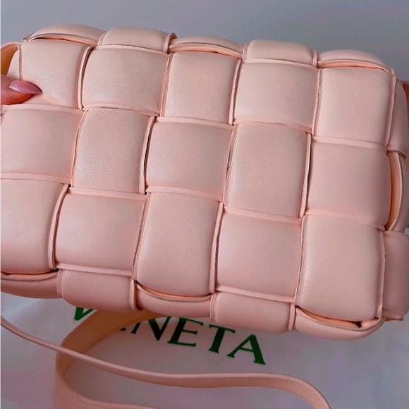 Bottega Veneta Padded Cassette in Peach - Picture 4 of 10